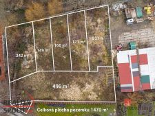 Prodej stavebnho pozemku, 1470m<sup>2</sup>, Liberec - Liberec VIII-Doln Hanychov, Bajkalsk