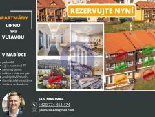Prodej bytu 2+kk, 44m<sup>2</sup>, Lipno nad Vltavou, 3.299.000,- K