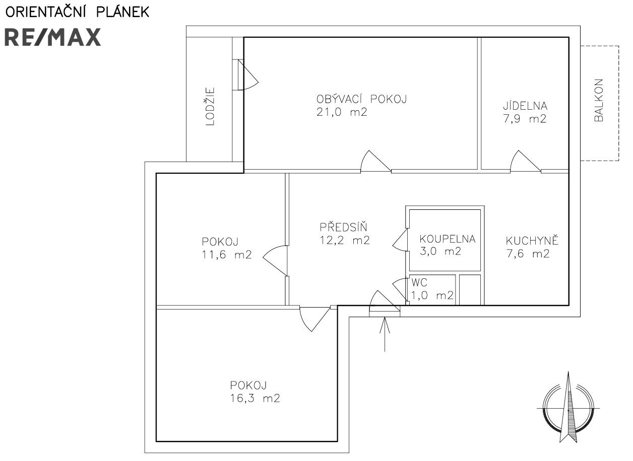 orientační plánek