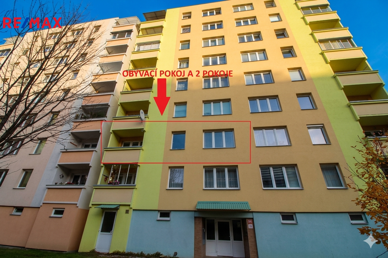 západní strana domu s lodžií