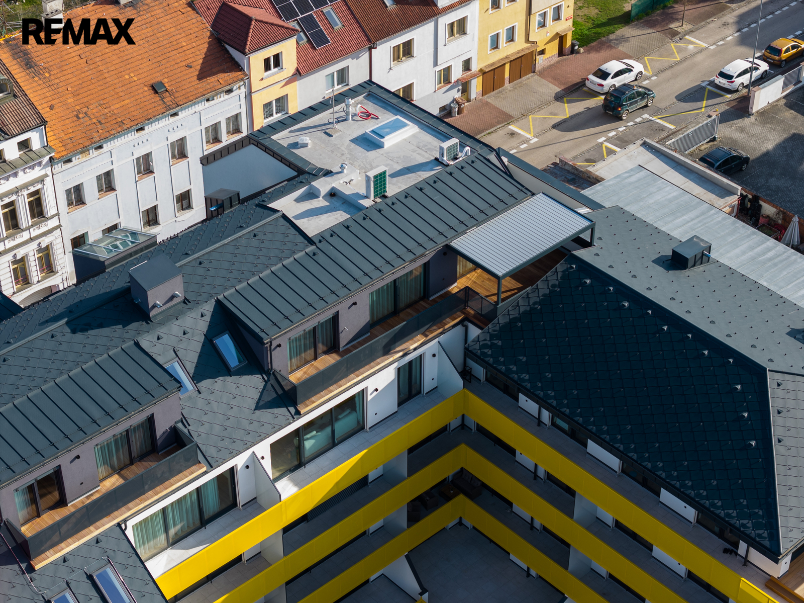 Pohled na patro s bytem