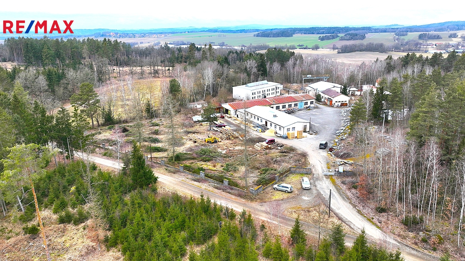 Areál, pohled