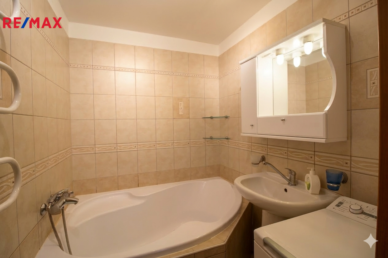 koupelna větší než standard s rohovou vanou