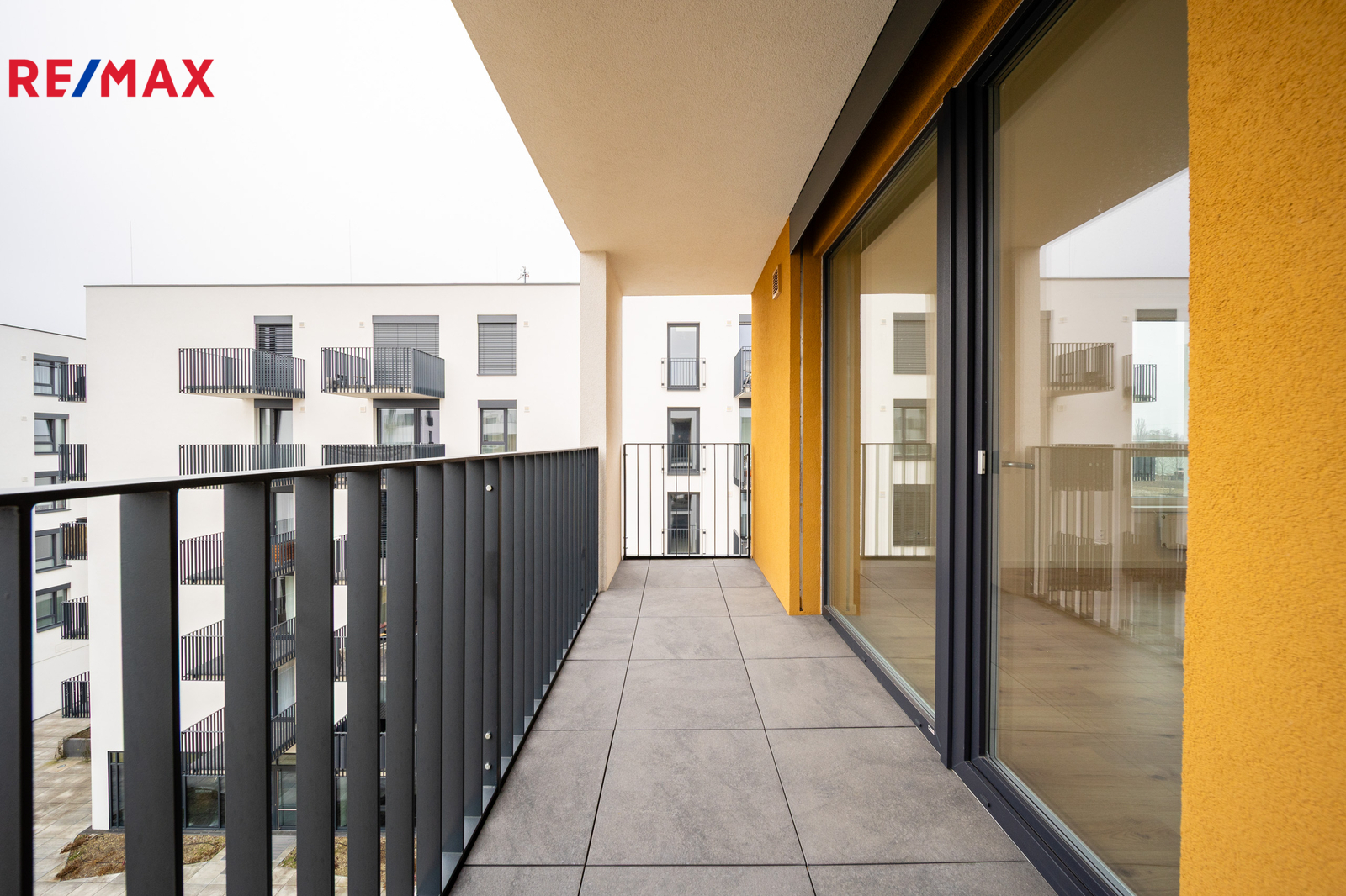 Lodžie orientovaná na jih