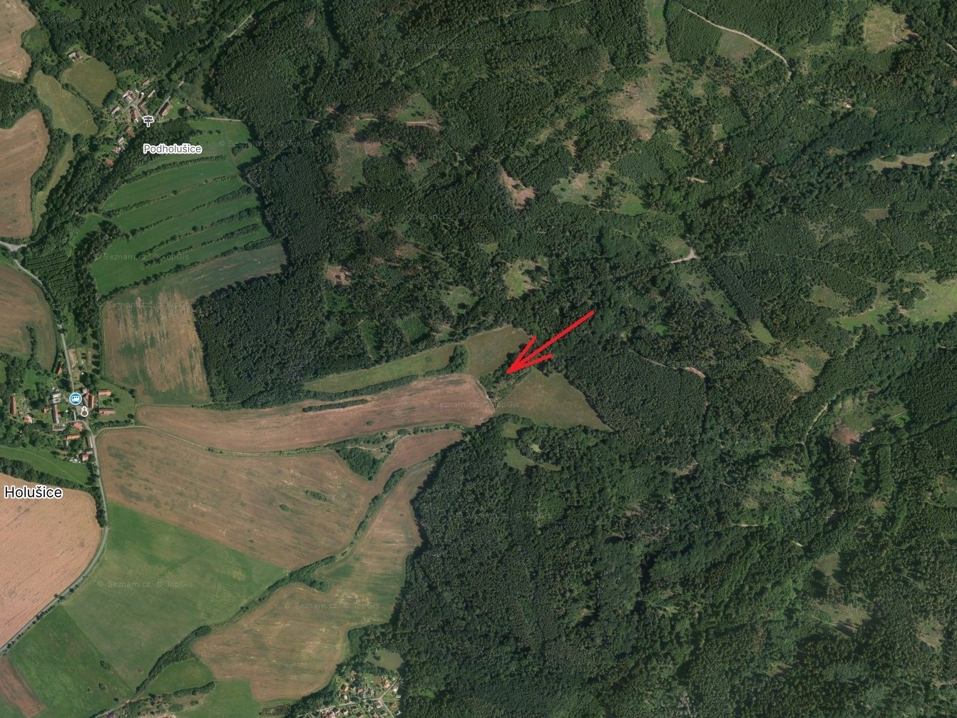 LV 614_Kozárovice_1mapa