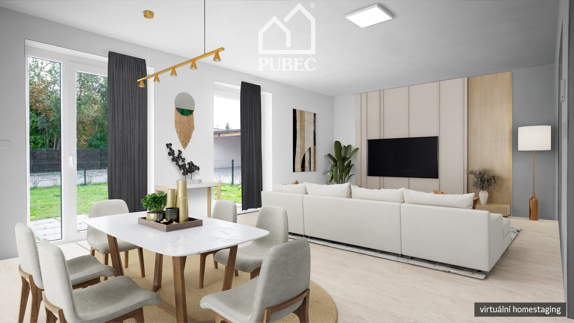 3 virt. homestaging_obývací pokoj
