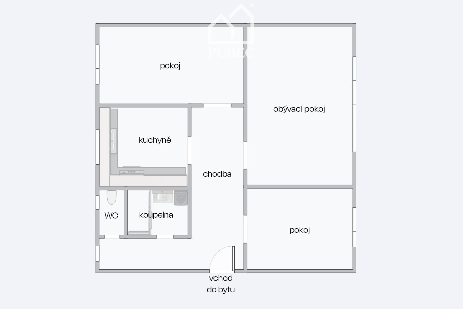 půdorys bytu