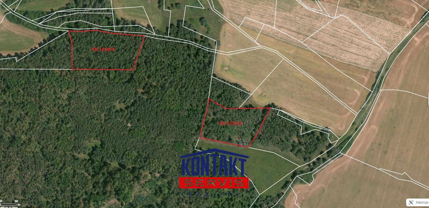 KN 1234,3 a KN 1249,4_mapa