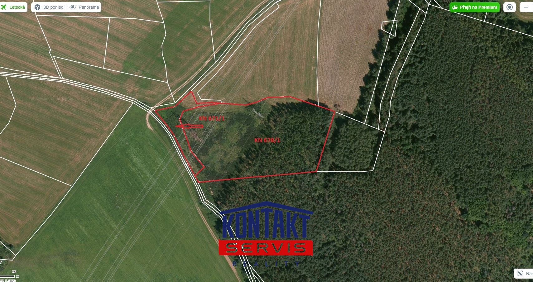 KN 671,1 a KN 678,1_mapa