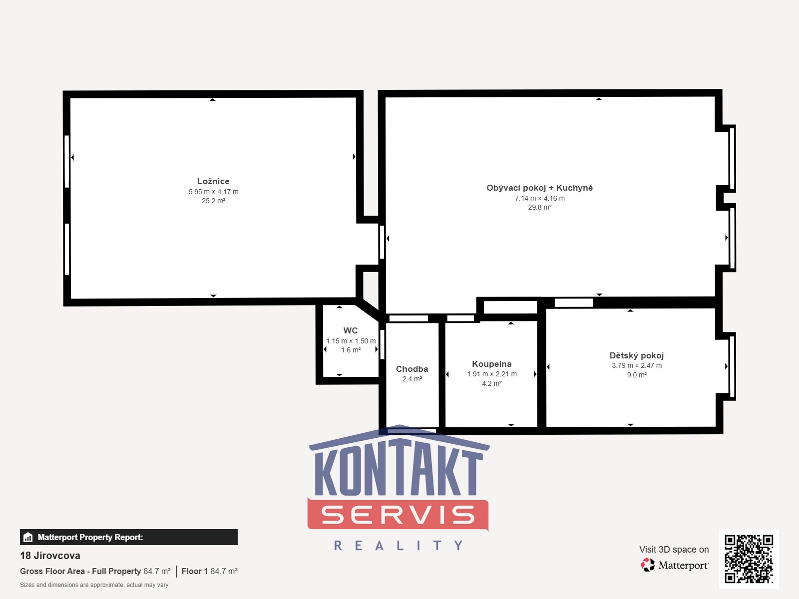 Matterport_Jírovcova 16_ČB_půdorys