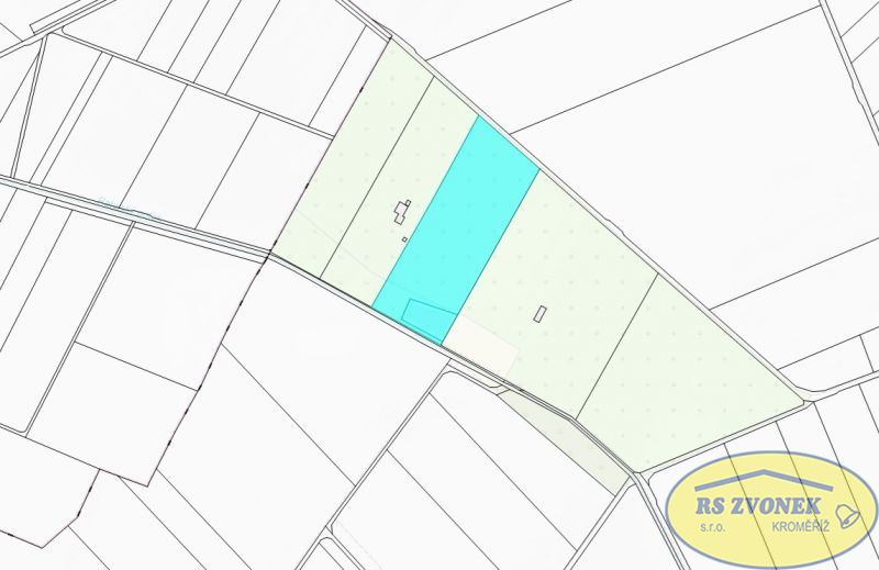 Prodej ovocného sadu s vodní nádrží v Jarohněvicích u KM