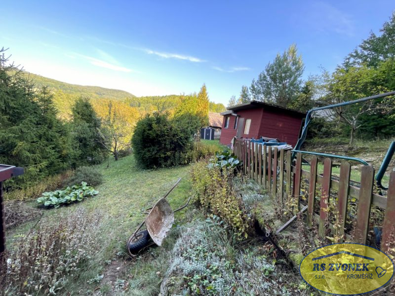 Prodej zahrady 368 m2 s chatkou v obci Řídeč