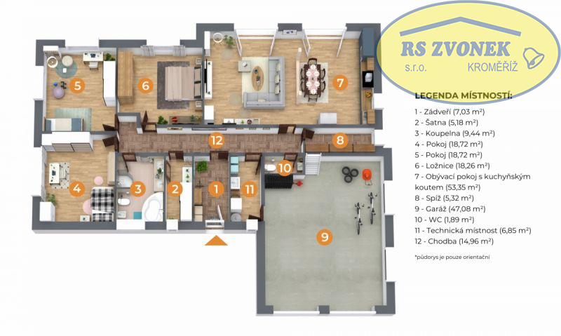 RD bungalov 4+KK , Lutopecny u Kroměříže