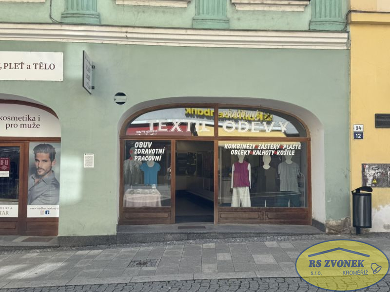 Pronájem nebytového prostoru, Vodní ulice, Kroměříž