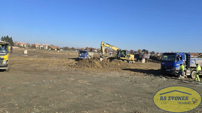 Pozemek 617 m2 pro výstavbu bungalovu 4+kk, Kroměříž