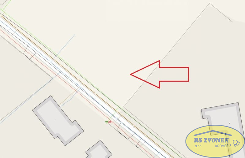 Prodej pozemku pro stavbu RD, Přílepy u Holešova