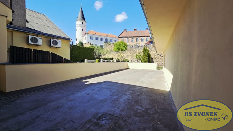 Pronájem BOV 4+KK s terasou a zahrádkou, Přerov, centrum