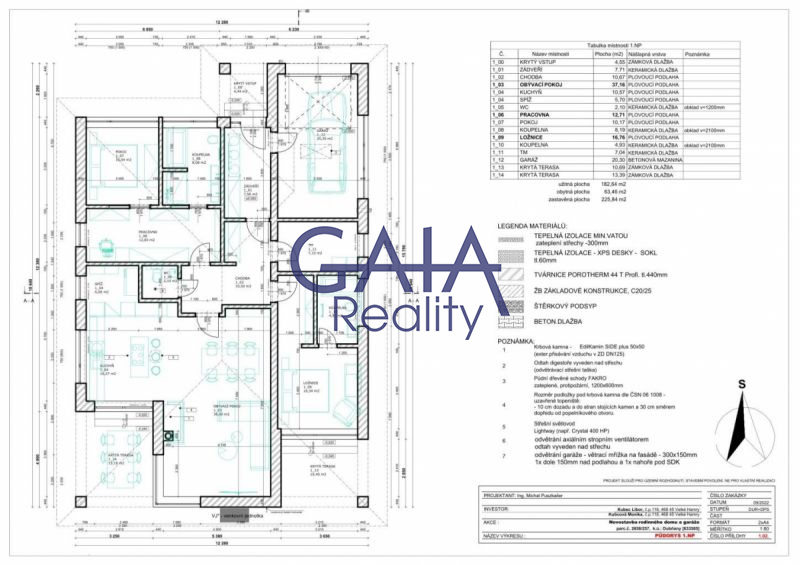 Pozemek u lesa se stavebním povolením