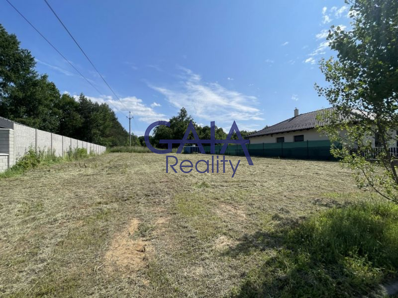 Pozemek u lesa se stavebním povolením