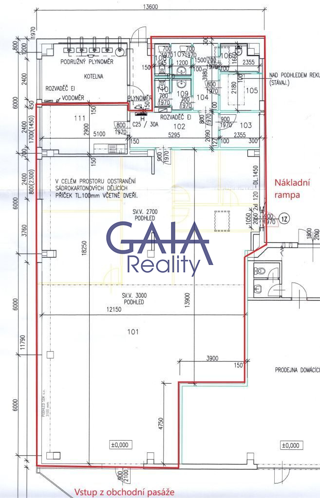 Obchodní prostory k jednání o pronájmu – Pasáž Hloučela