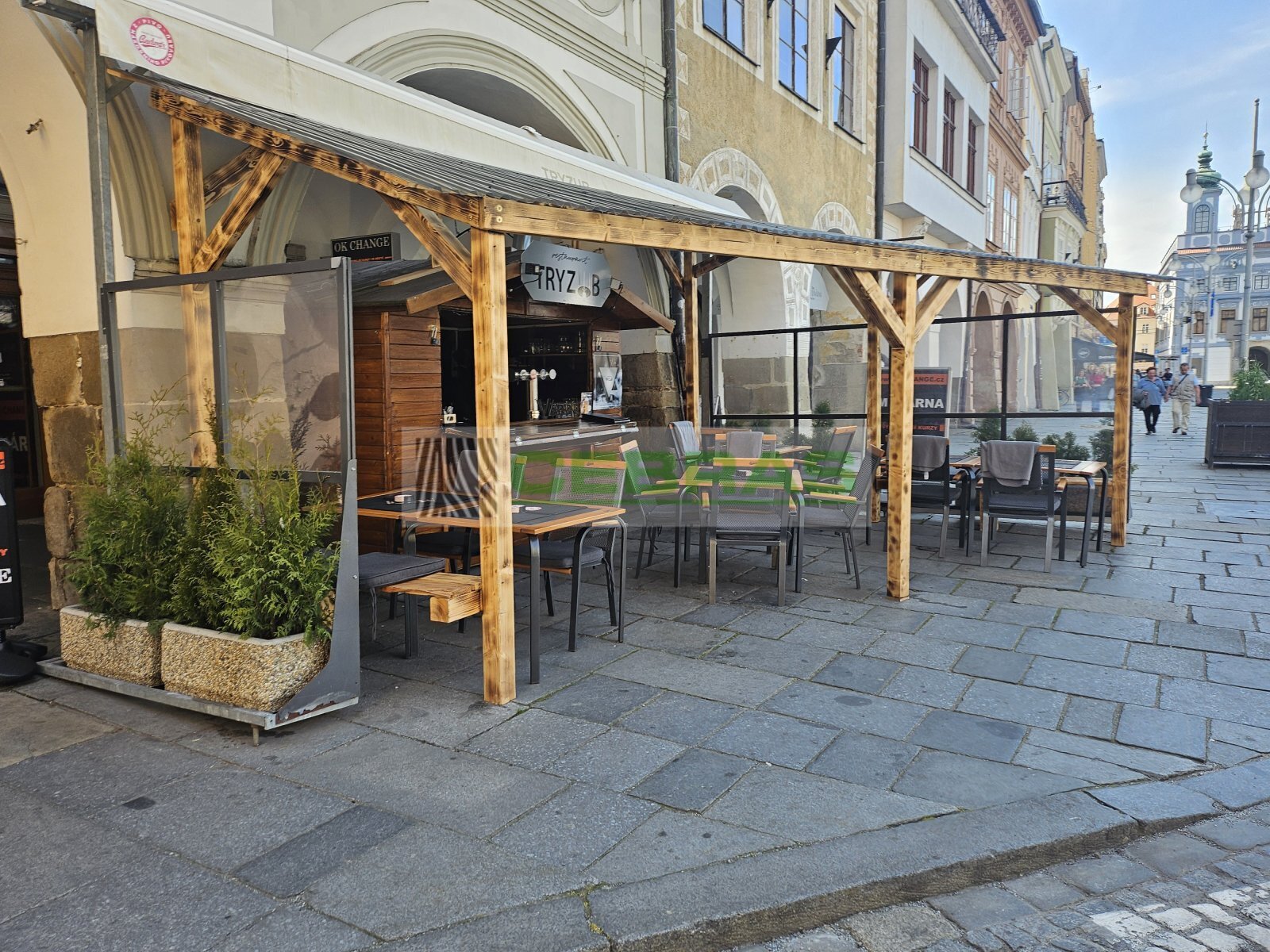 Zahrádka na náměstí