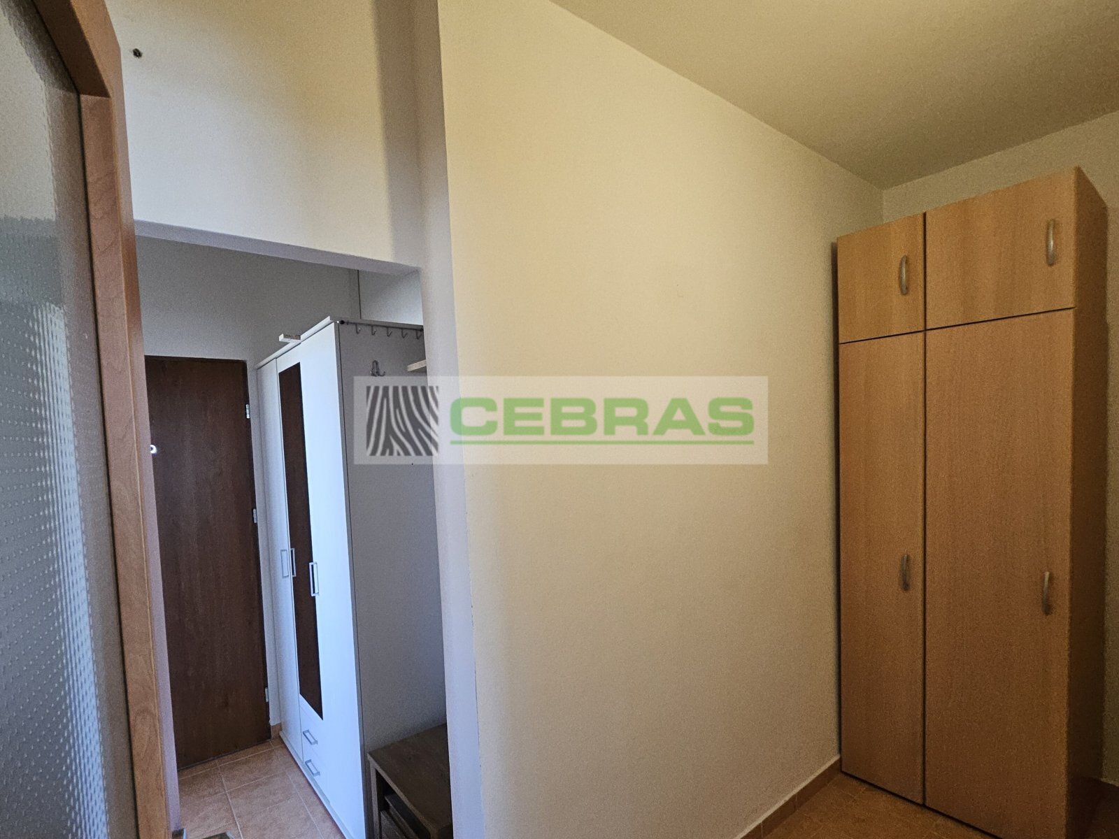 Vstupní chodba a pohled na otevřenou komoru