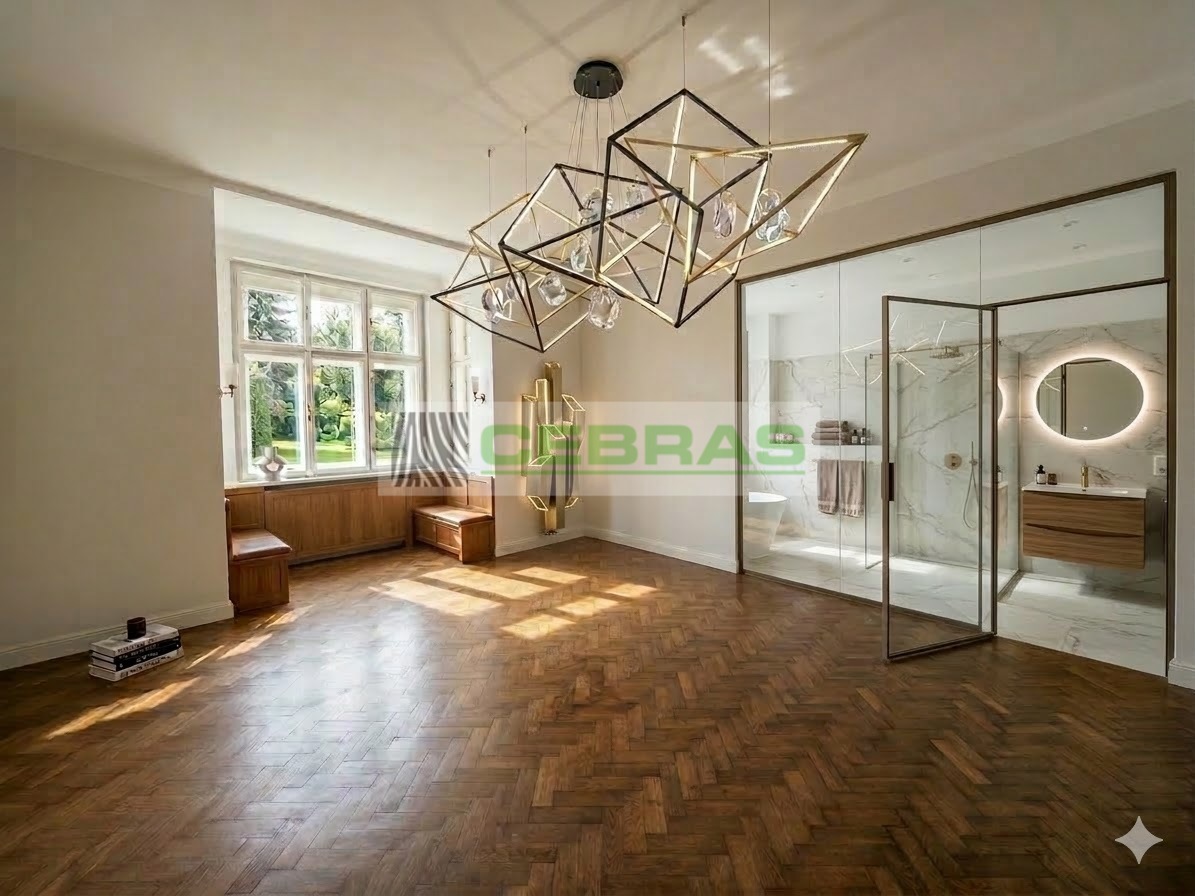 Vizualizace pokoje s koupelnou