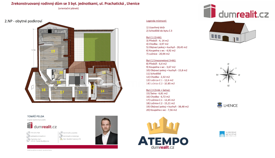 Prodej rodinného domu, 263 m² Lhenice (okres Prachatice), Prachatická, obrázek 6
