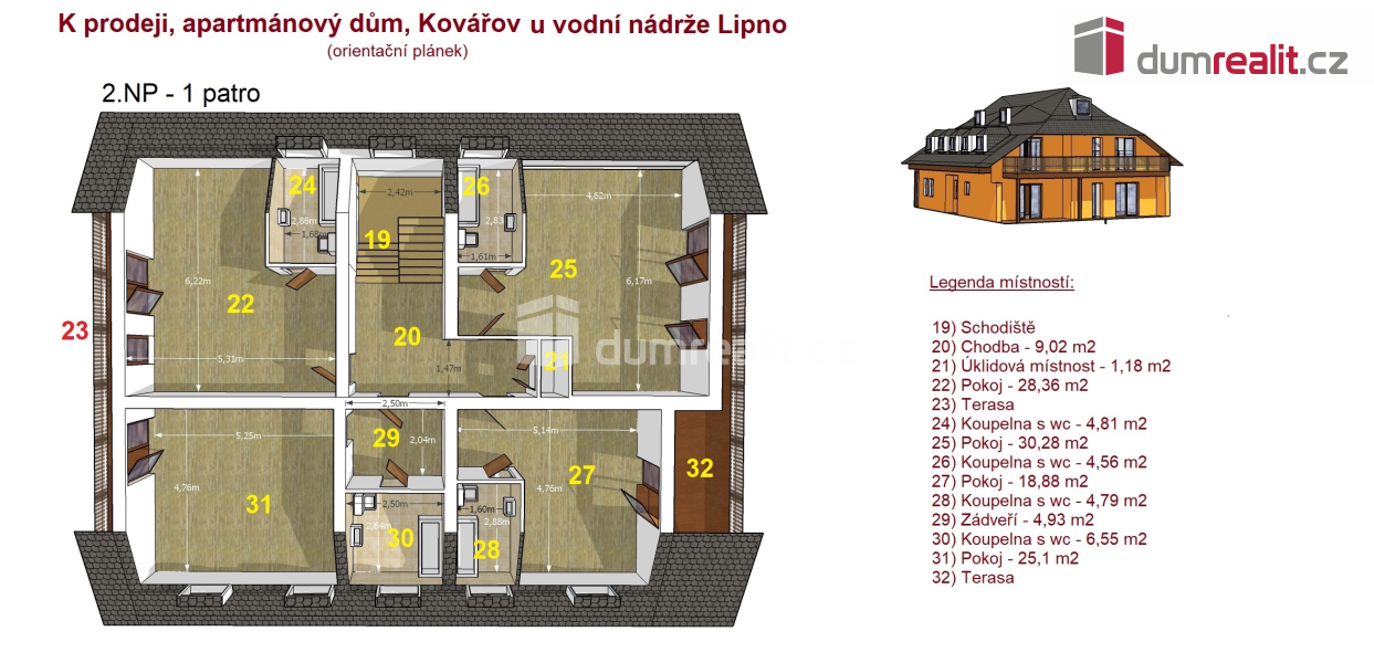 Prodej rodinného domu, 366 m² Frymburk (okres Český Krumlov), Kovářov, obrázek 3
