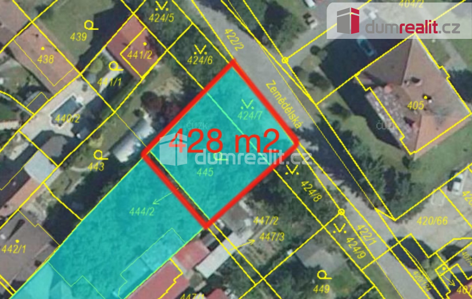 Prodej stavební parcely, 428 m² Veselí nad Moravou (okres Hodonín), Zarazice, Drahy, obrázek 2