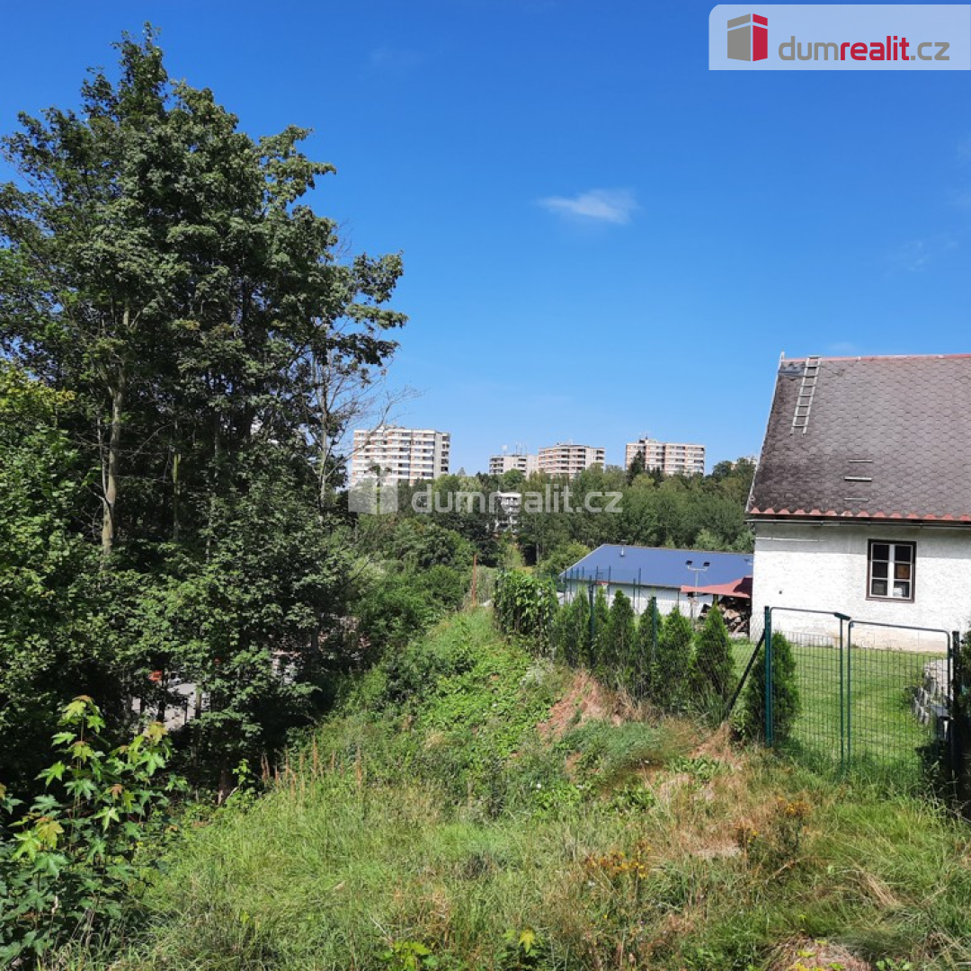 Zadní část pozemku