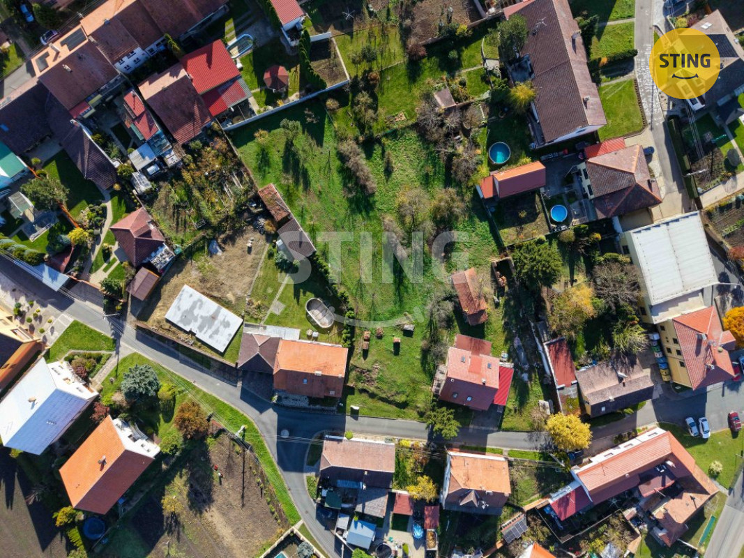 Prodej stavební parcely 1326 m², Milotice