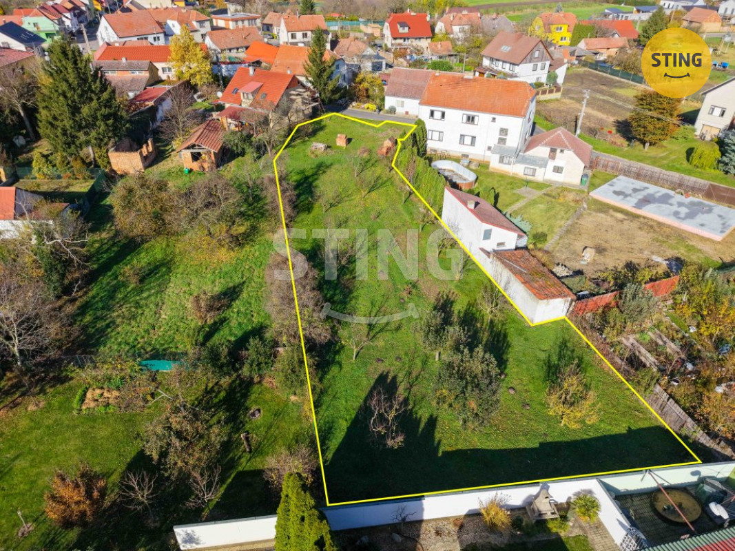 Prodej stavební parcely 1326 m², Milotice