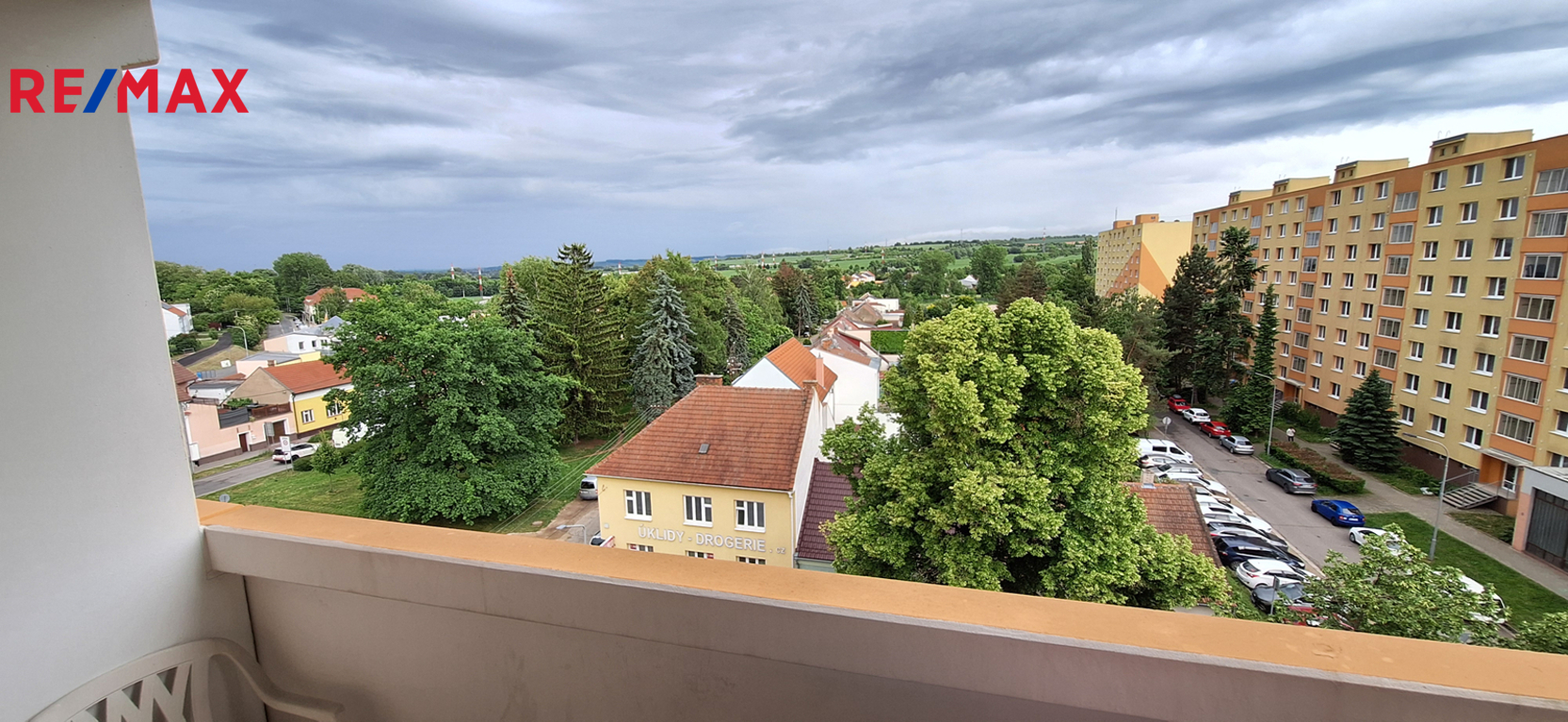Výhled z balkonu