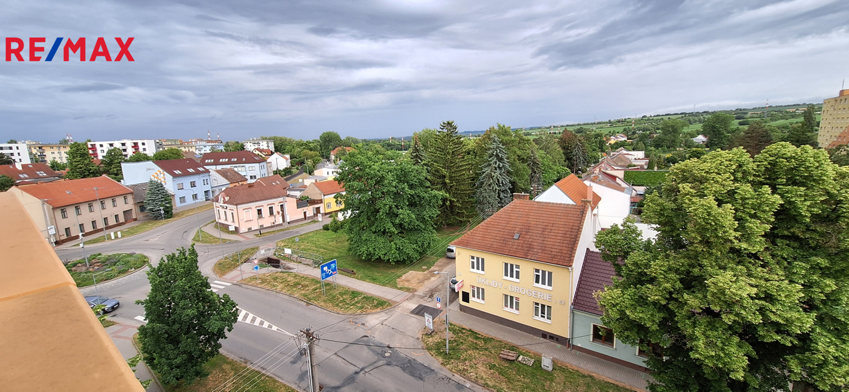 Výhled z balkonu