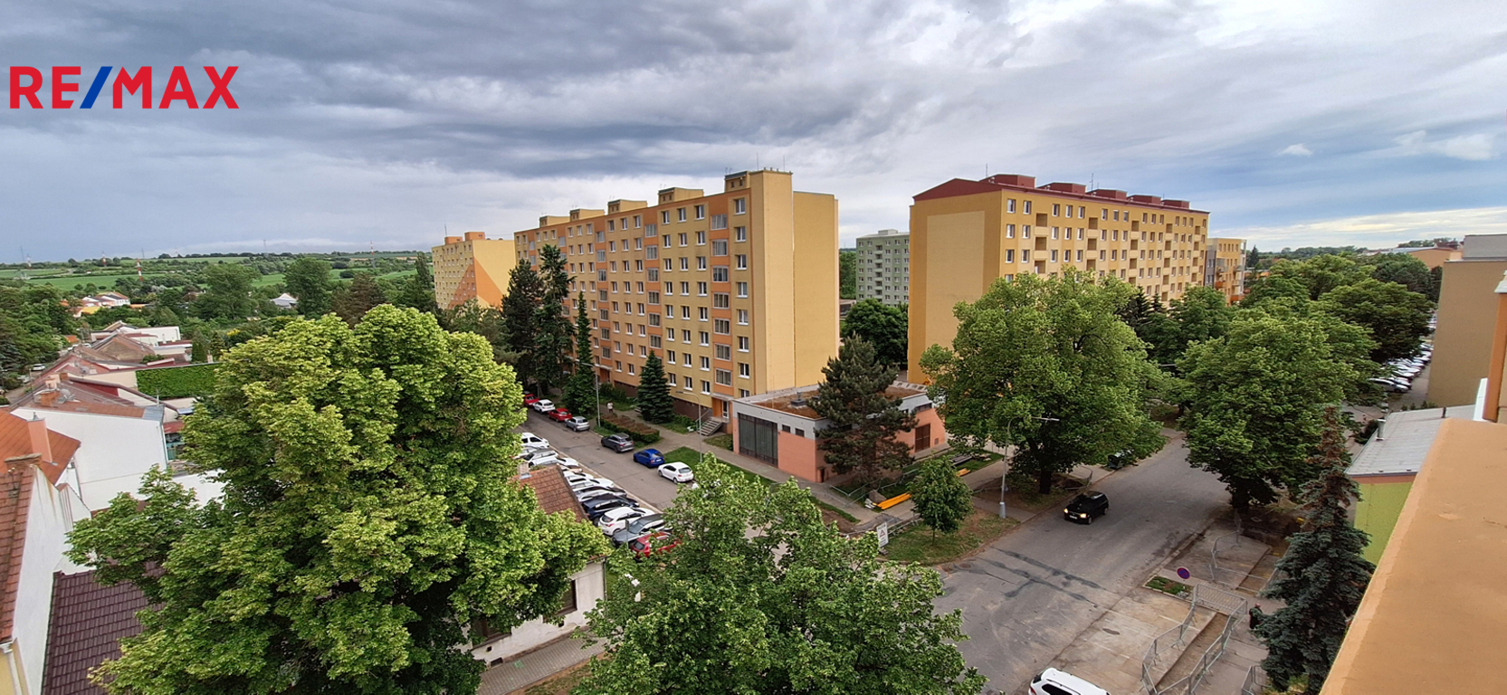 Výhled z balkonu