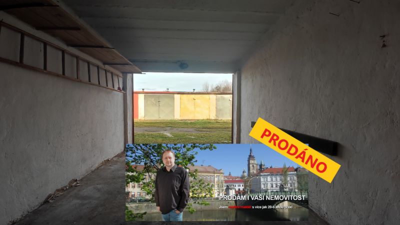 Řadová garáž (16m2) v Hradci Králové - Slezské Pře