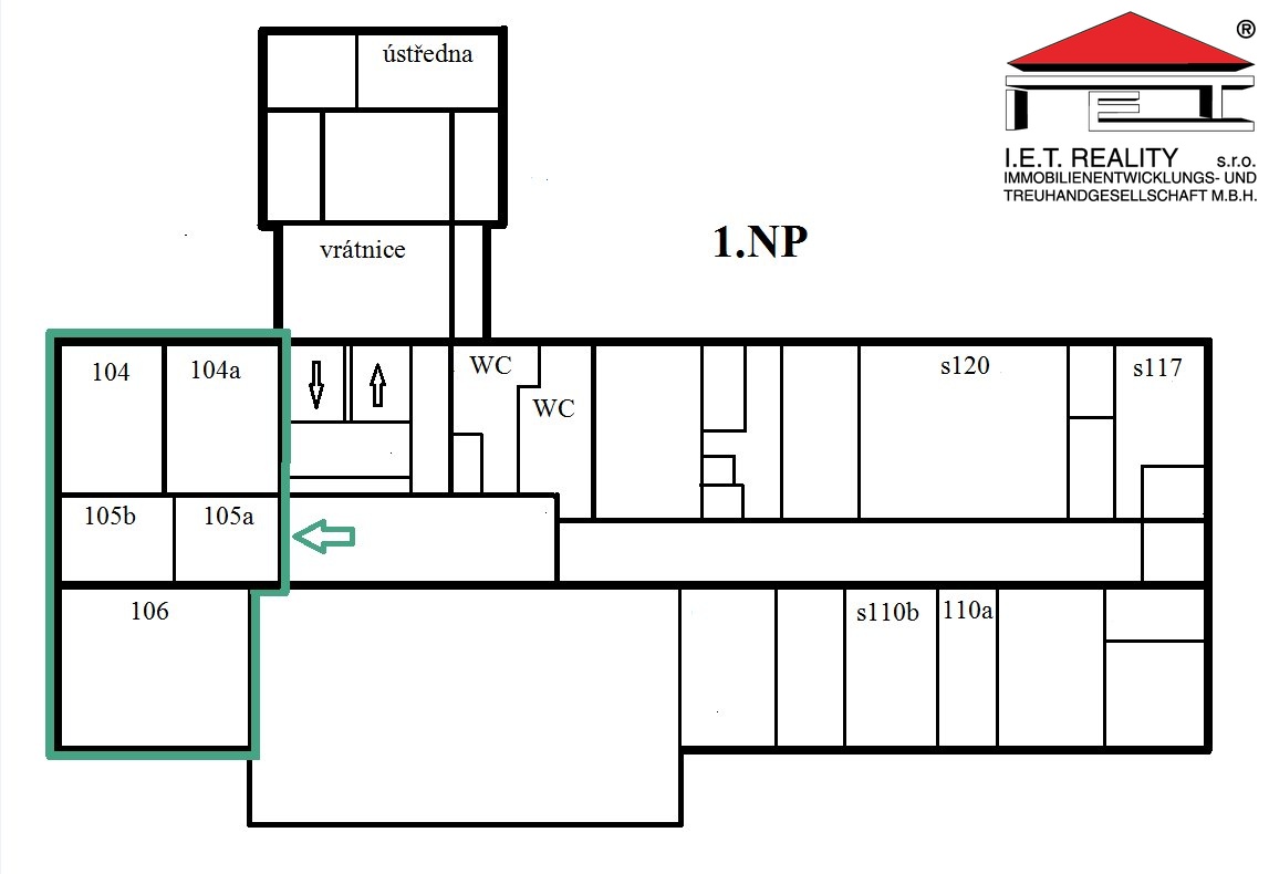 1.NP 81,4 m2 zákres
