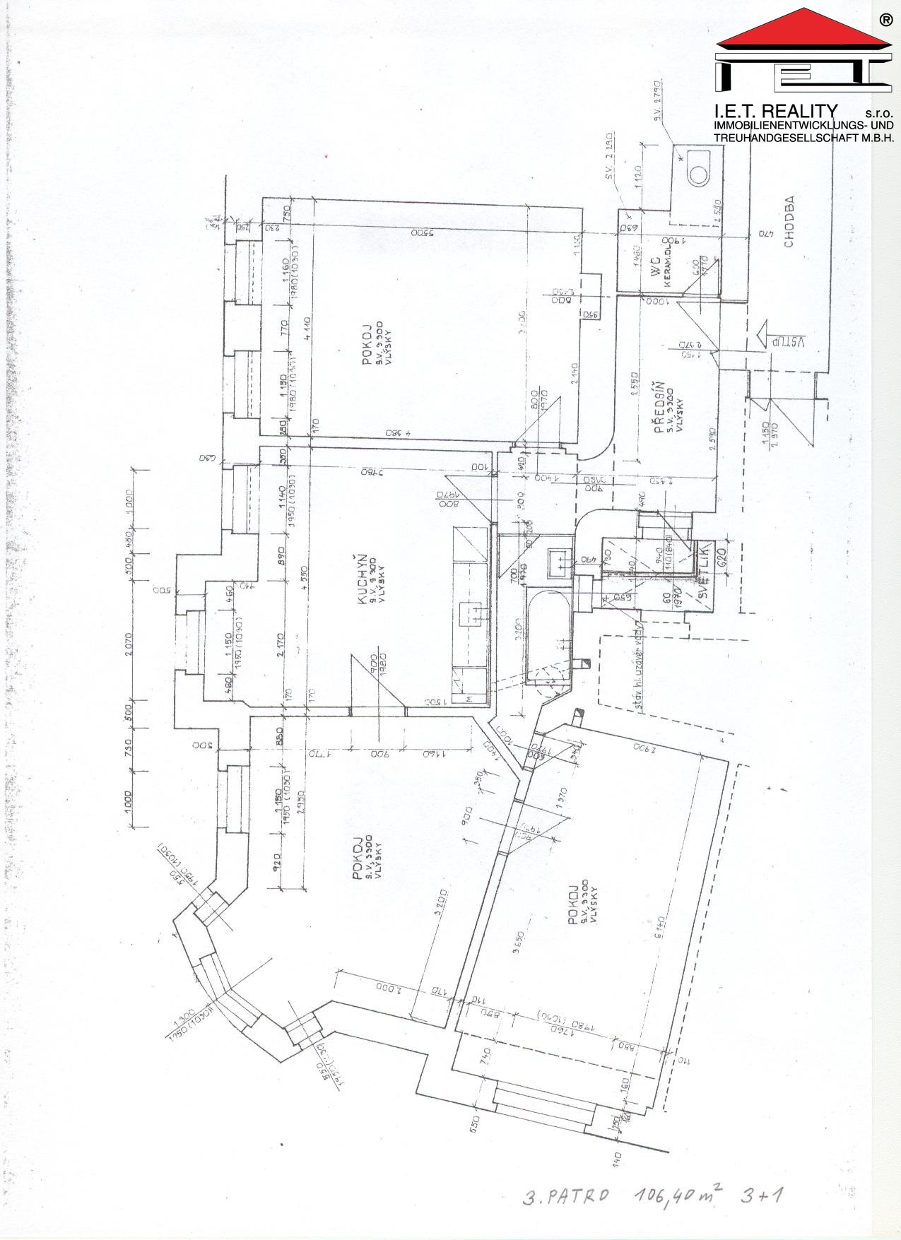 Byt 3. patro, Kozi? 3+1, 106,4 m2