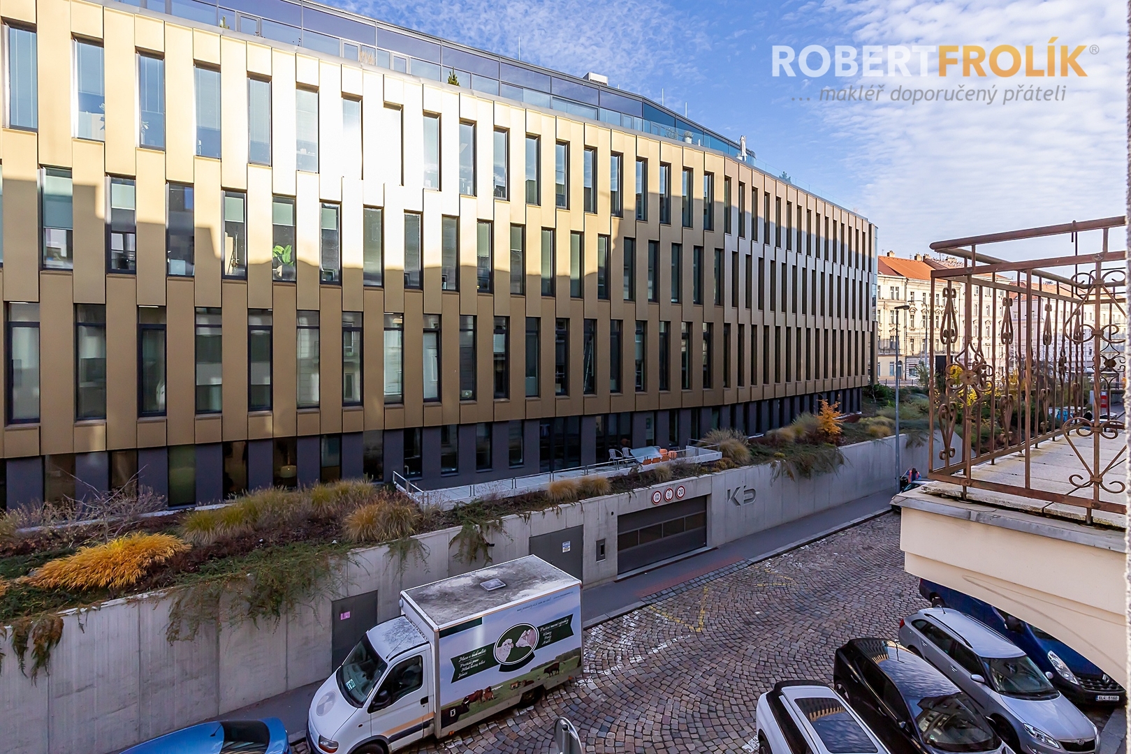 Nezařízený byt 3+kk s balkonem a garážovým stáním - Praha 5, Košíře - ul. Starokošířská - projekt Starokošířská Avenue - výhled