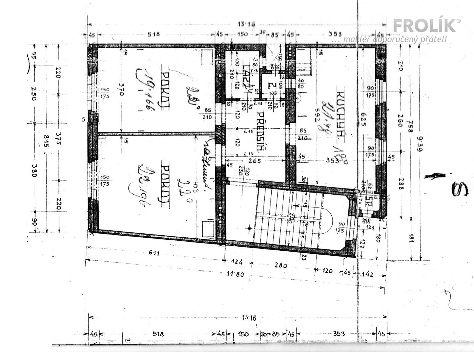 Nezařízený byt 2+1 (3+kk), se sdílenou zahrádkou -