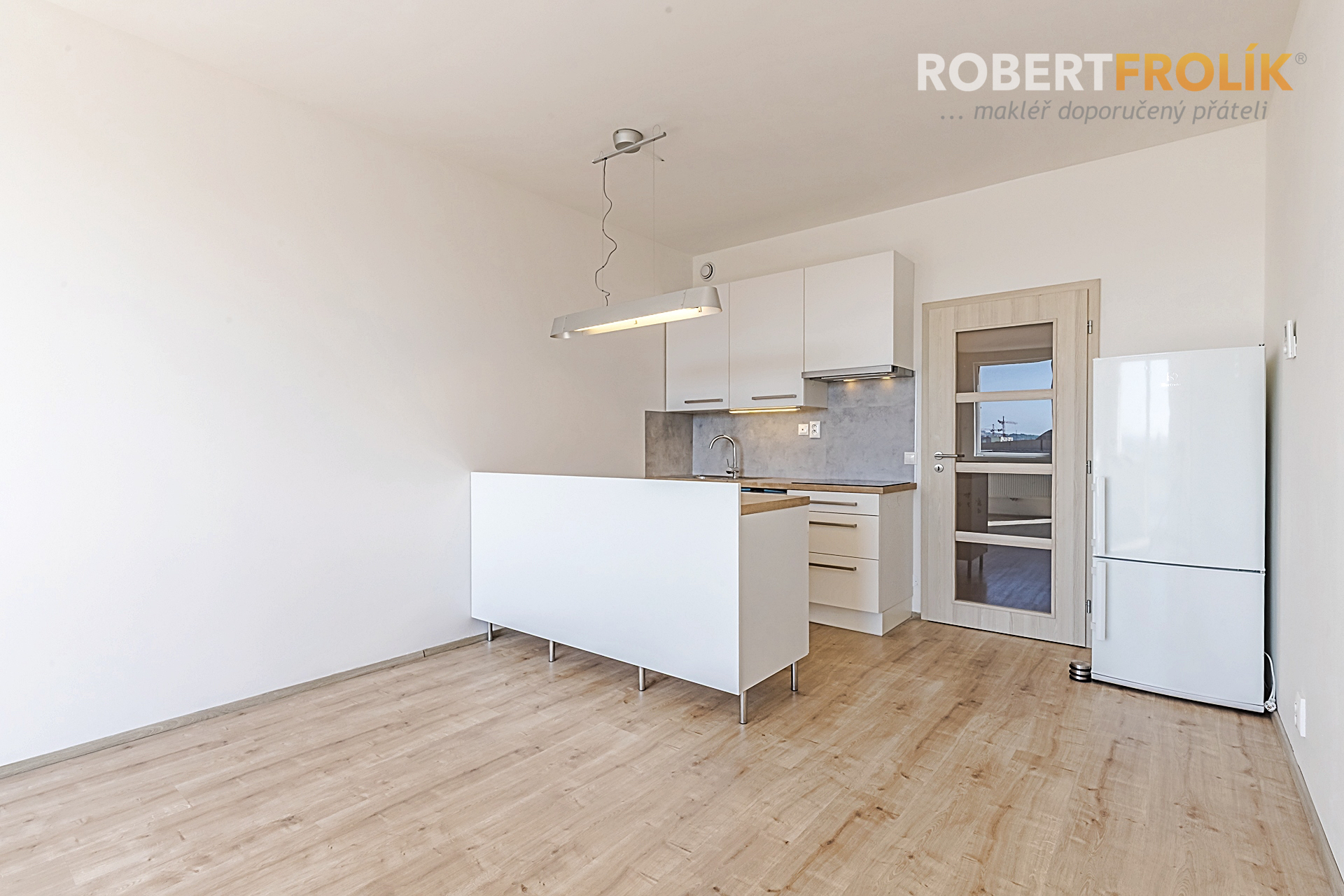 Nezařízený byt 2+kk s balkonem a garážovým stáním - Praha 9, Vysočany - Freyova - Residence Eliška - kuchyňský kout