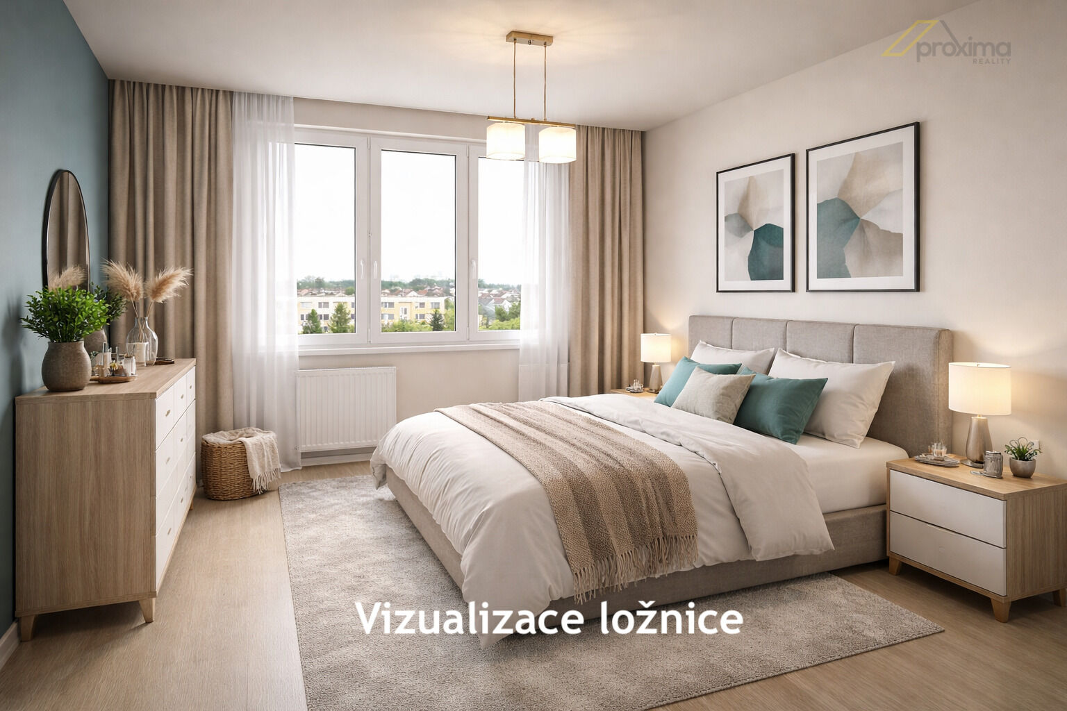 Vizualizace ložnice