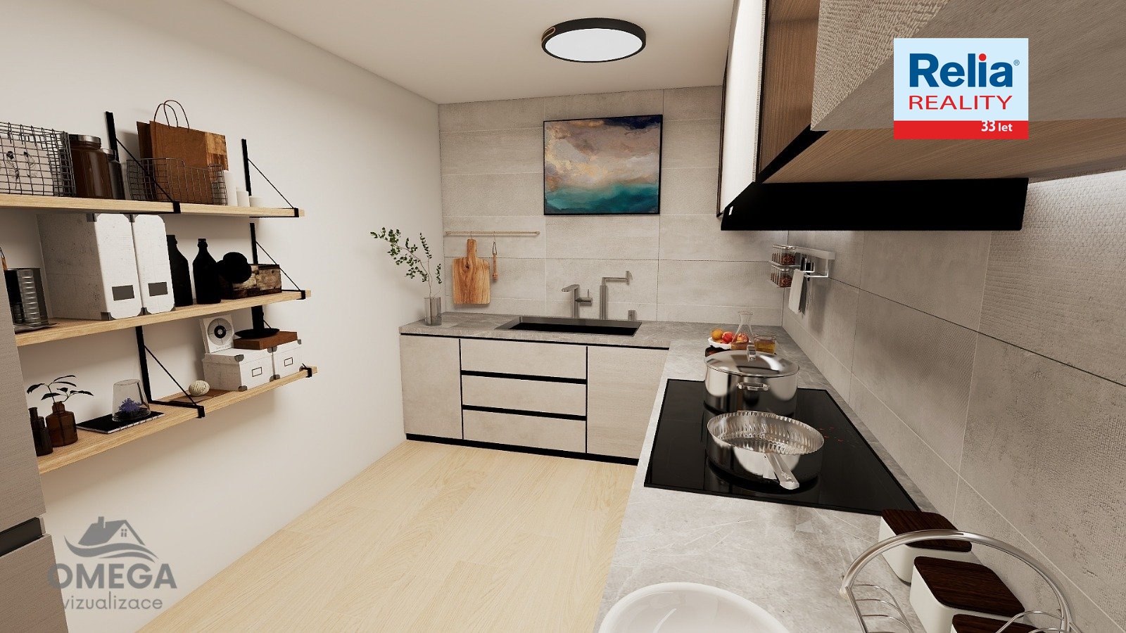 N50779_Kuchyně - vizualizace