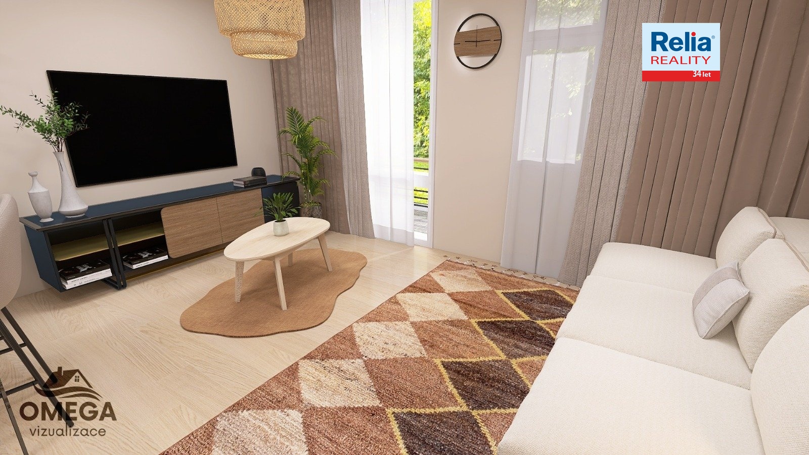 vizualizace_obývací část