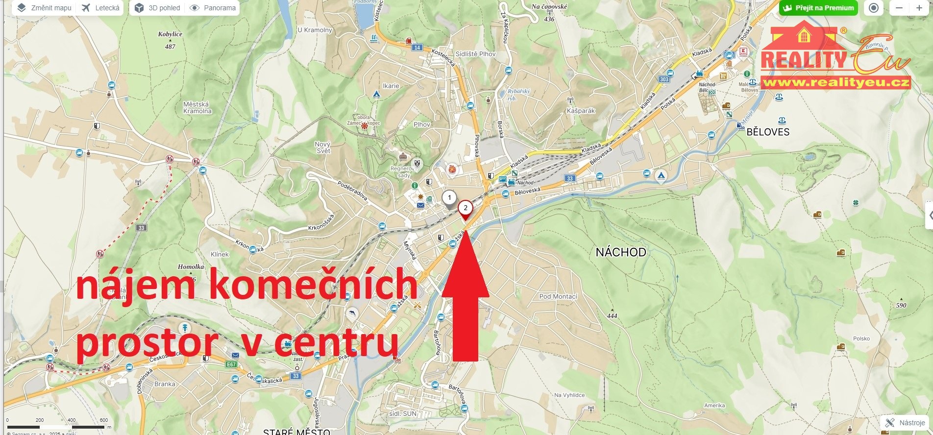 mapa - zákres