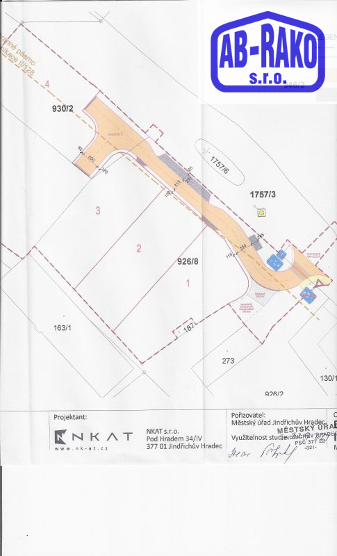 Větší zastavitelný pozemek s inž. sítěmi v Číměři