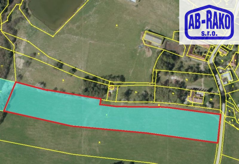 15,38 ha zem. pozemků okolo Najdeku u Lodhéřova