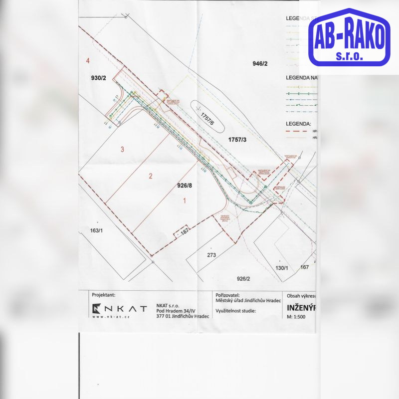 Větší zastavitelný pozemek s inž. sítěmi v Číměři