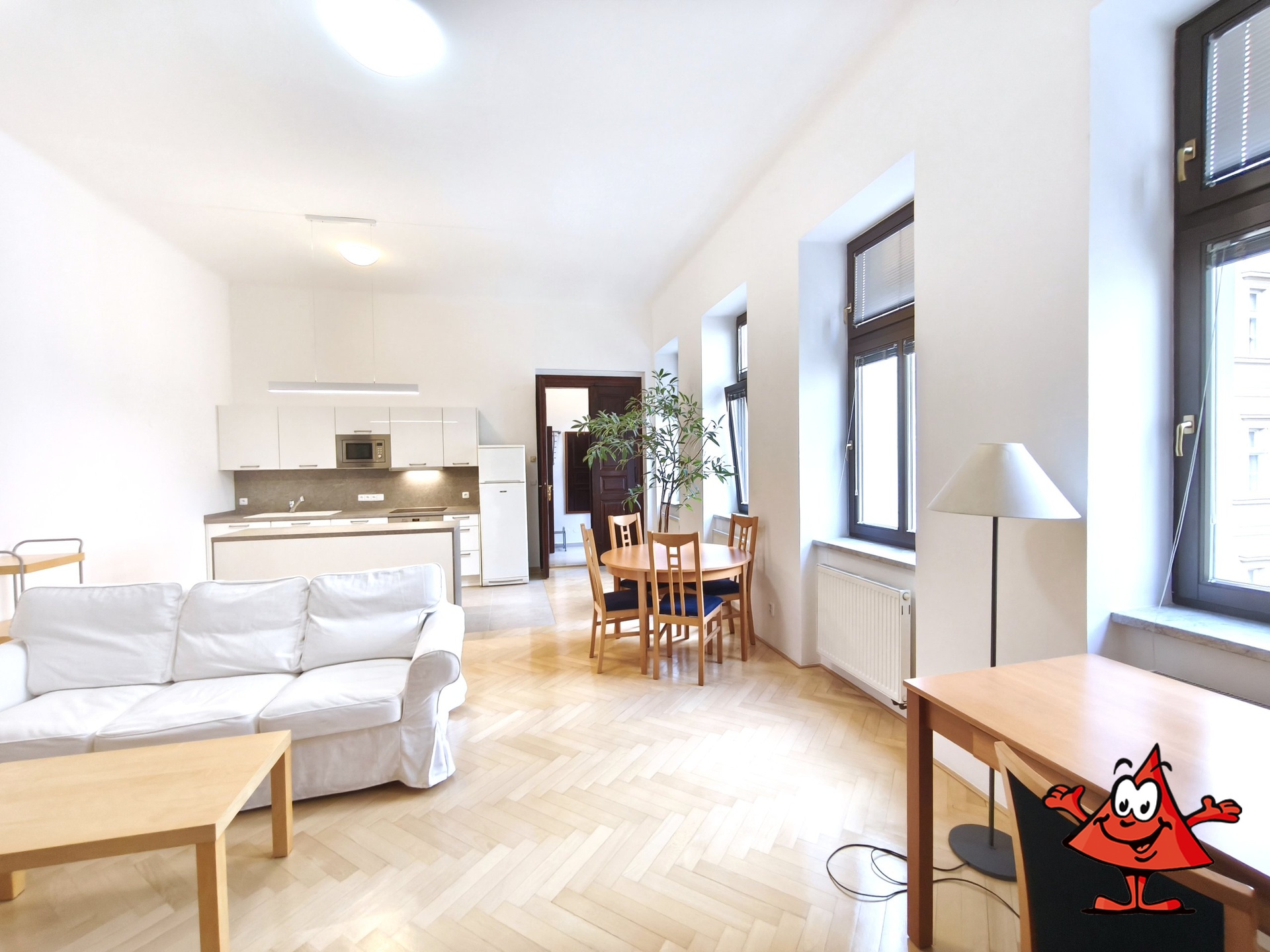 Na pronájem kanceláře 2+KK Štěpánská, Praha 1 - ka